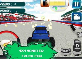 Monster Truck Driving : 4X4 Truck Driving Games Ekran Görüntüsü 3