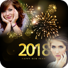 2018 New year Photo Frames Photo Editor icône