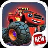 Blaze Truck Monster Machines Free games Affiche