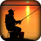 Fishing Hunter Angler Catch 3D Zeichen