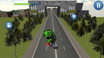 Poster Moto Drive Street Bike Ride 3D