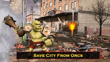 Orc Horde War: Zombie Monsters Attack Survival capture d'écran 3