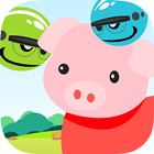 Bomber Pig Blast - Piggy Peppy Farm biểu tượng