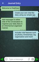 ChatDiary - Interactive Messenger Diary Plakat