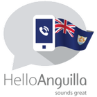 Hello Anguilla, Let's call आइकन