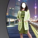 Monture de photo manteau féminin APK
