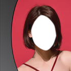 Girls Short Hair Photo Montage icon