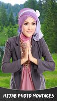 Montagens de fotos hijab Cartaz