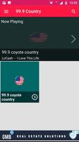 99.9 Country Radio Washington Radio Stations Apps capture d'écran 1