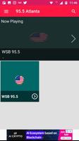 95.5 Radio Station Atlanta Radio Free Station App captura de pantalla 2