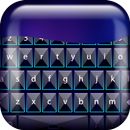 Neon Blue Keyboard APK
