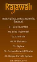 Rajawali 3D Engine Examples poster