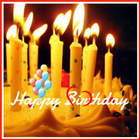 Happy birthday frame&greetings-icoon