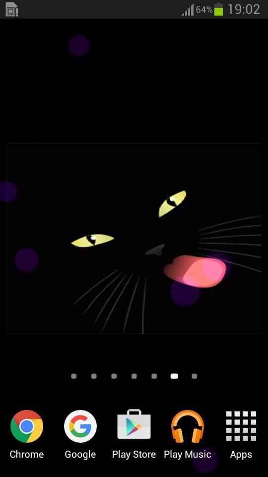 Android 用の 黒猫ライブ壁紙 Apk をダウンロード