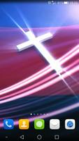 المسيحية الصليب خلفيات 3D الملصق