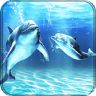 Dolphins Live Wallpaper آئیکن