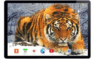 Tiger Live Wallpaper Ekran Görüntüsü 3