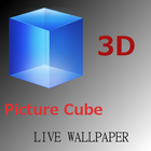3D Picture Cube Wallpaper Demo icono