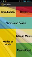 Guitar Chords and Scales Affiche