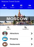 Moscow Travel Guide Affiche