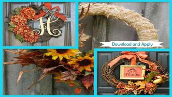 Adorable Harvest Wreath Tutorial Affiche