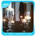 DIY Elegant Candlesticks Centerpiece for Dating