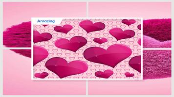 Purple Hearts Live Wallpaper اسکرین شاٹ 3