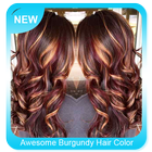 آیکون‌ Awesome Burgundy Hair Color Ideas