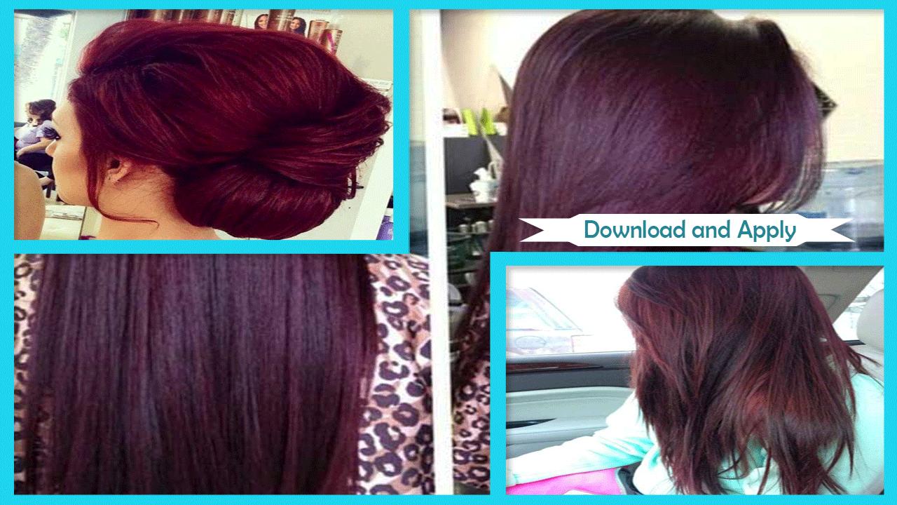 Ide Warna  Rambut  Burgundy  yang Luar Biasa for Android 