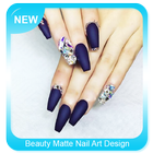 Beauty Matte Nail Art Design icône