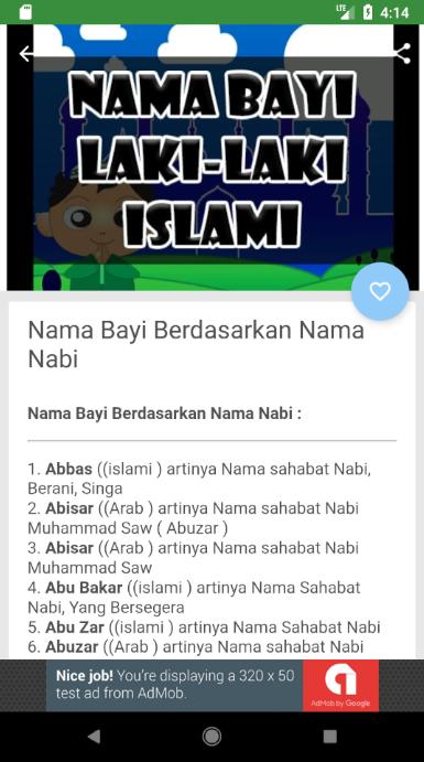 Nama Bayi Laki Laki Islami For Android Apk Download