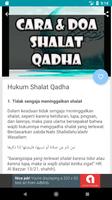 Tata Cara dan Doa Shalat Qadha capture d'écran 1