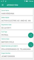 RTO Vehicle Info - Free VAHAN Registration Details اسکرین شاٹ 1