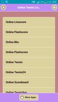 Online Tennis Live Scores poster