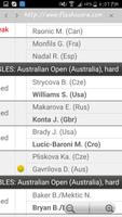 Online Tennis Live Scores capture d'écran 2