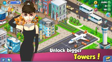 برنامه‌نما Tower Sim: Pixel Tycoon City عکس از صفحه