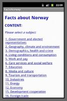 Statistical Facts for Norway capture d'écran 1