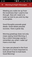 Good Morning & Night Messages imagem de tela 3