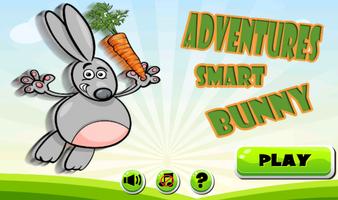 adventures crazy bunny free poster