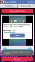 Video to mp3 HD audio quality স্ক্রিনশট 1