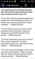 Robert Kiyosaki Teachings captura de pantalla 2