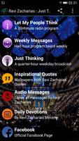 Ravi Zacharias - Just Thinking Affiche