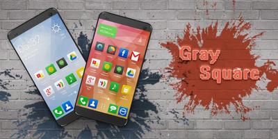 Gray Square Icons & Wallpapers 海報