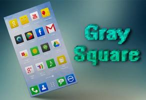 Gray Square Icons & Wallpapers captura de pantalla 1