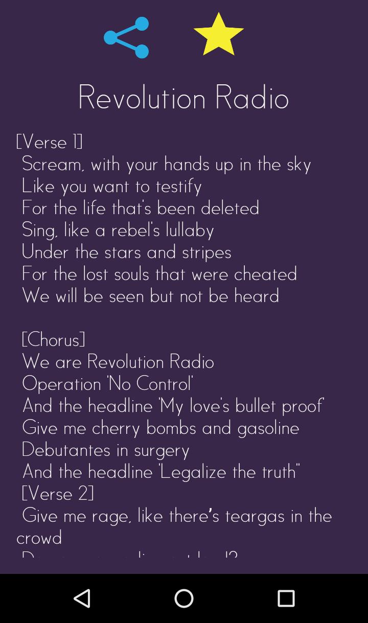 Lyrics Green Day For Android Apk Download