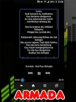 Armada (Asal Kau Bahagia): Lagu & Lirik স্ক্রিনশট 2
