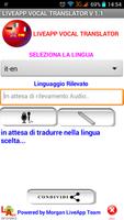 LiveApp Vocal Translator постер