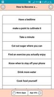 How to Become a Healthy Person الملصق