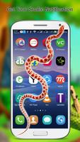 Snake On Mobile Screen Hissing Joke Scary Crawling Affiche