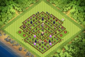 Poster Best Base Maps COC TH11